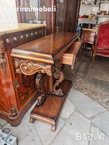 Барокова конзола с огледало , снимка 12 - Секции и витрини - 53980197