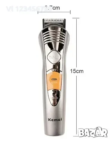 Безжичен тример 7 в 1 - KEMEI KM-580A, снимка 6 - Тримери - 50743449