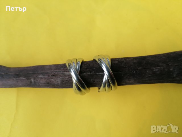 Продавам нови стоманени обеци ( stainless steel) , снимка 6 - Обеци - 37950693