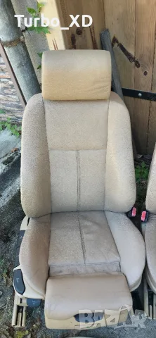 Продавам бежев рекаро салон за BMW E39 комби, снимка 3 - Части - 55892339