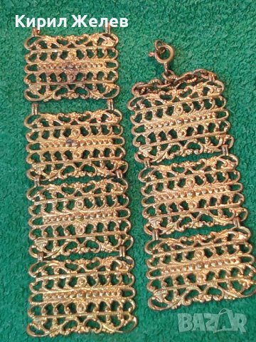ЕЛЕМЕНТИ от СТАРИННА БРОНЗОВА ГРИВНА с ЖИВАЧНА ПОЗЛАТА СТАРО ГРАДСКО БИЖУ за РЕСТАВРАЦИЯ 4737, снимка 11 - Антикварни и старинни предмети - 32239487