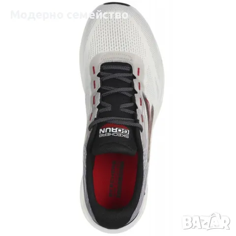 Мъжки маратонки skechers go run swirl tech speed rapid motion shoes white grey, снимка 5 - Маратонки - 46639366