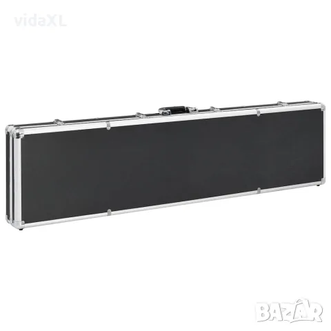 vidaXL Куфар за пушки, черен, 134x35x12 см, алуминий, снимка 3 - Оборудване и аксесоари за оръжия - 56148394
