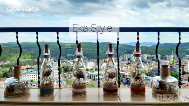 ЛЕД бутилка с декорация, снимка 2 - Декорация за дома - 36547900