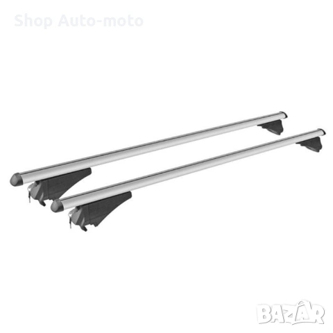 Алуминиеви греди за багажник Automat-Flush Rails, с ключалки, 120см, 90кг, хром, снимка 7 - Аксесоари и консумативи - 53205320
