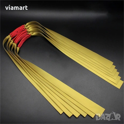 Резервни ластици за прашка, Комплект 5 бр, Естествен каучук, снимка 5 - Оборудване и аксесоари за оръжия - 53938842