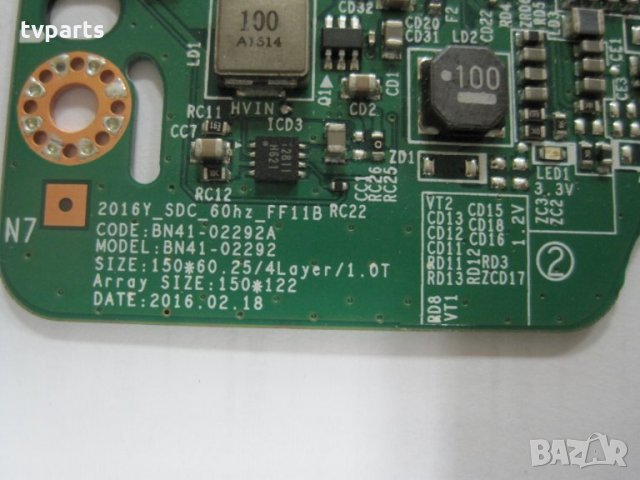 T-Con борд samsung BN41-02292A LSF400HN03-G , снимка 3 - Части и Платки - 29298403