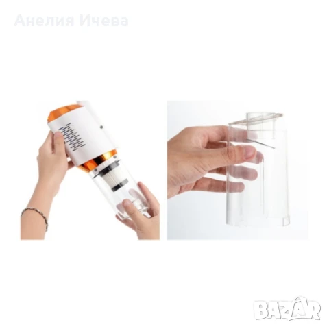 Акумулаторна домакинска ръчна прахосмукачка с 5 накрайника, снимка 6 - Прахосмукачки - 51226116