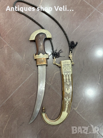 Голям марокански ханджар №8028 , снимка 2 - Антикварни и старинни предмети - 53974195
