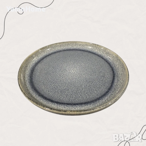 Малка подложна чиния „Сив залез“ – 20 см, снимка 1