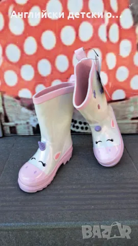 Английски детски гумени ботуши , снимка 7 - Детски боти и ботуши - 50142542