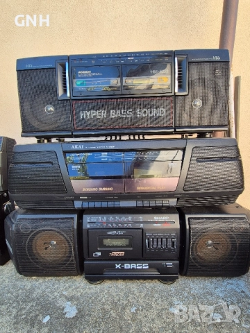 boombox Sharp, Hitachi, Sanyo, Lasonic , снимка 18 - Радиокасетофони, транзистори - 45081477