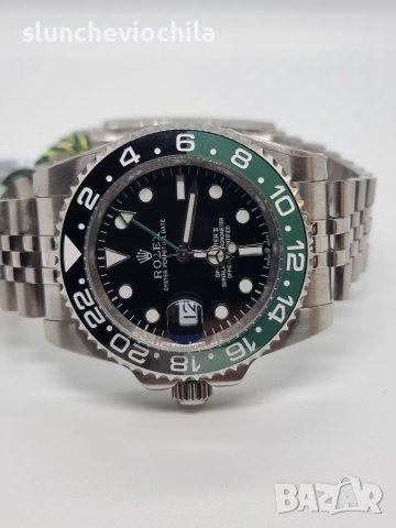 Rolex GMT Master II Black Green Dial Jubilee NEW Автоматичен Часовник, снимка 3 - Мъжки - 40337840