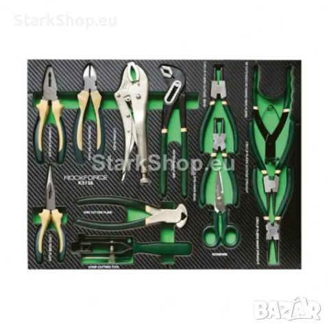 ПРОФЕСИОНАЛЕН Шкаф Количка с Инструменти 274 части с 7 Чекмеджета – 5 Пълни ROCKFORCE, снимка 6 - Други инструменти - 50318314