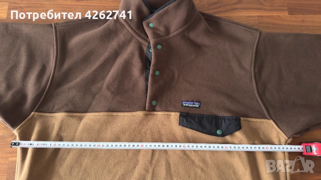Полар Patagonia Lightweight Synchilla Snap-T Pullover , снимка 7 - Спортни дрехи, екипи - 52858511