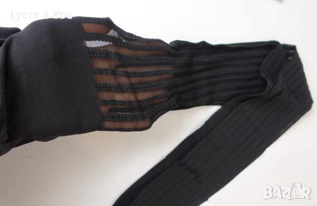 Emilio Cavallini S/M нов луксозен фигурален черен чорапогащник, снимка 3 - Бельо - 44685488