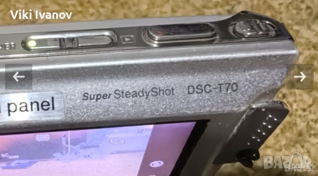 Фотоапарат СОНИ DSC-T70, снимка 3 - Фотоапарати - 54005709