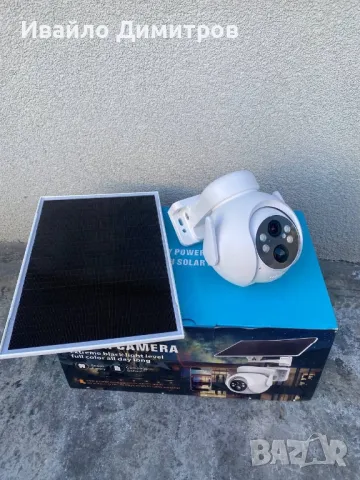 Соларна камера водоустойчива с WiFi и 6mpx Z517 iCSee със SIM