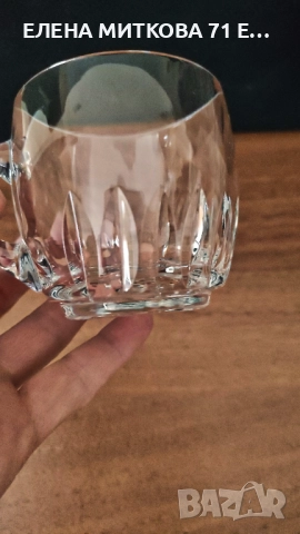 Кристален сервиз за боле с дълбока ръчна гравюра, снимка 9 - Сервизи - 51660569