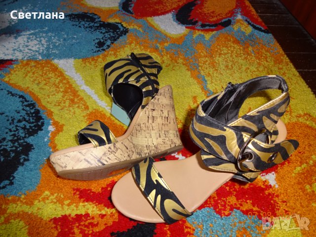 Дамски тигрови сандали, снимка 2 - Сандали - 33754114