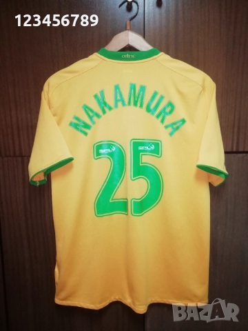 Celtic Nakamura Away 2008 2009 Nike оригинална тениска фланелка Селтик Shirt Jersey Football екип 