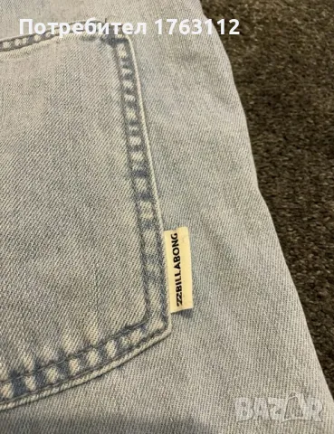 Billabong дамски дънков гащеризон, М размер, обличан веднъж, снимка 3 - Гащеризони - 48297126