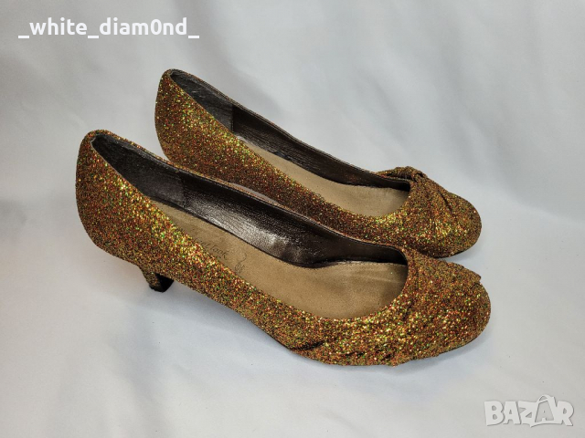 Бутикови дамски обувки номер 39 , снимка 3 - Дамски обувки на ток - 36509107