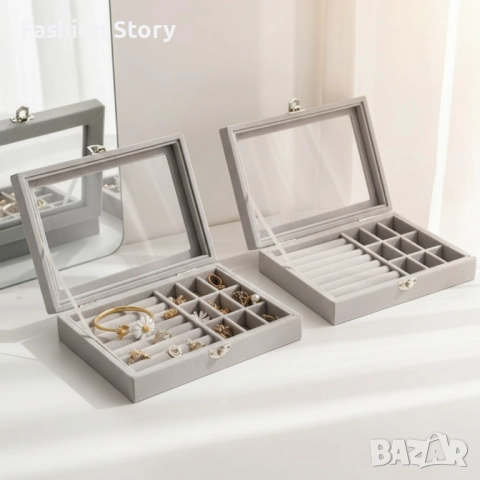 Кутия за съхранение на бижута – 24 места за перфектен ред, снимка 5 - Други - 51795381