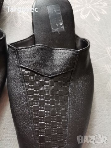 Кожени мъжки пантофки, снимка 2 - Мъжки чехли - 42309994