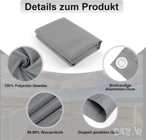 Водоустойчив и ветроустойчив параван за поверителност за балкон, тераса, ограда, снимка 8 - Други стоки за дома - 50051277