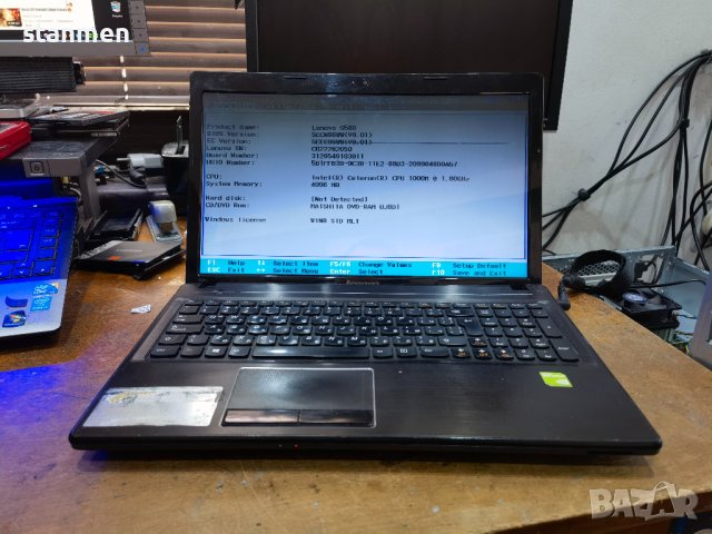 Продавам лаптоп Lenovo G580 работещ за части  , снимка 1 - Части за лаптопи - 44193176