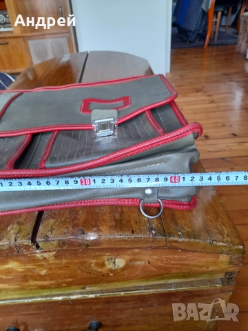 Стара ученическа чанта #6, снимка 6 - Други ценни предмети - 52664626