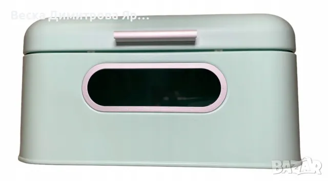 Стилна и практична кутия за хляб с прозорец Kitchen club, снимка 2 - Други стоки за дома - 49843442