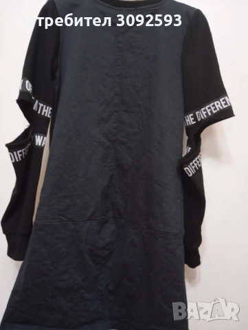 Черна рокля Pause, снимка 2 - Рокли - 54284686