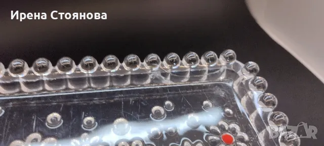 Walther Glas, серия Fabiola. Правоъгълно плато за сервиране 34/15 см., снимка 7 - Чинии - 48199668