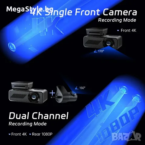 Pelsee  P1  Duo  Dash  Cam, снимка 2 - Друга електроника - 56214514