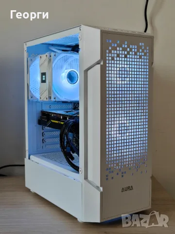 🎮 Бял гейминг компютър с Ryzen 5 и RX 5700 XT