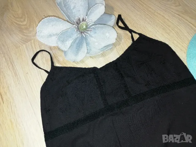 Рокля с бродерии и асиметрична дължина, снимка 7 - Рокли - 48295733