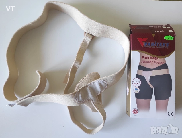 ВАРИТЕКС ЕЛАСТИЧЕН БАНДАЖ ЗА ИНГВИНАЛНА ХЕРНИЯ - ЛЯВ модел 601, снимка 3 - Корсети, колани и коректори - 53154459