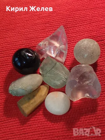 ЛОТ Старо ЦВЕТНО СТЪКЛО НАТУРАЛЕН БАЛТИЙСКИ КЕХЛИБАР КРИСТАЛИ МИНЕРАЛИ 24244, снимка 12 - Други ценни предмети - 46773697