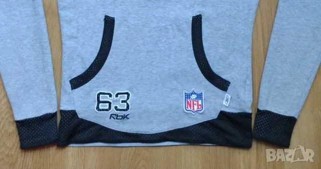 NFL Raiders / Reebok Hoodie - дамски суичър с качулка, снимка 4 - Суичъри - 49045704