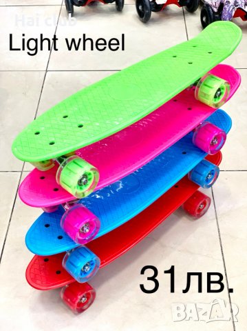 Пениборд - скейтборд светещи LED /Penny board, снимка 9 - Скейтборд, ховърборд, уейвборд - 30928229