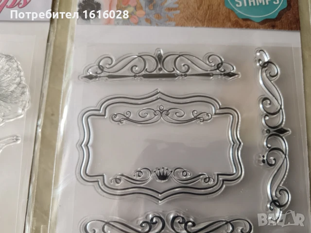 Прозрачни силиконови печати на рамки и цветя., снимка 2 - Други - 50943708