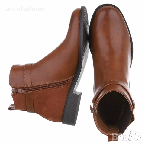 Дамски класически боти до глезена, 2цвята , снимка 8 - Дамски боти - 51680227