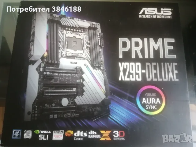 ASUS PRIME X299-DELUXE  Intel LGA 2066+ASUS PCE-AC66, снимка 3 - Дънни платки - 55743931