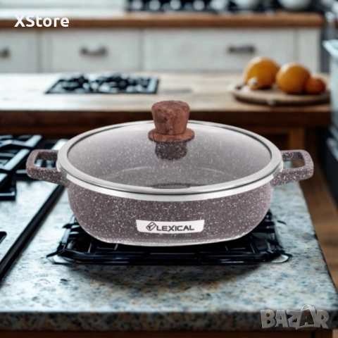 Комплект касероли с капак 2 части Lexical, снимка 2 - Съдове за готвене - 52507361