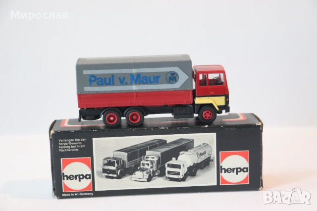 HERPA H0 1/87 КАМИОН FORD МОДЕЛ КОЛИЧКА, снимка 2 - Колекции - 50523732