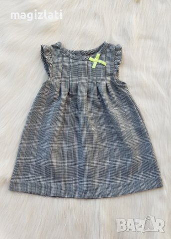 Бебешка рокля каре 3-6 месеца, снимка 1 - Бебешки рокли - 42062591