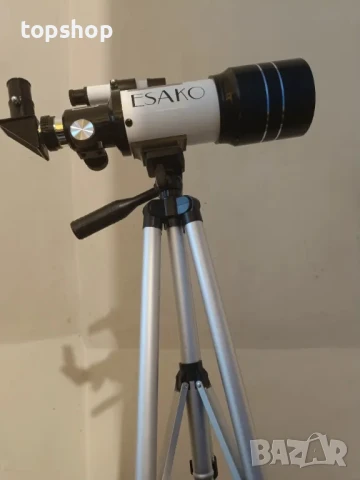 НОВ, мострен телескоп ESAKO - апертура 70 mm, 3 окуляра, статив с регулируема височина..., снимка 9 - Друга електроника - 50501648