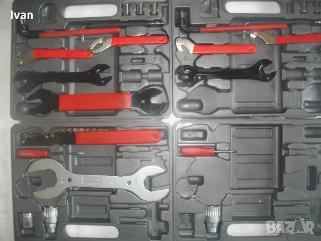 ИНСТРУМЕНТИ ЗА РЕМОНТ НА ВЕЛОСИПЕДИ Специализиран немски комплект Powrfix Непълен